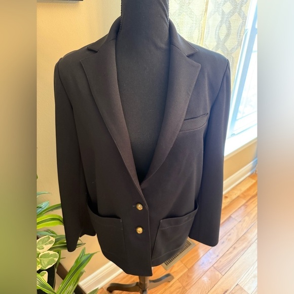 Givenchy Jackets & Blazers - Vintage Givenchy Sport Black Jacket/Blazer Women’s Size 8 Gold Buttons READ